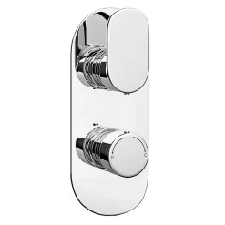 Victorian Plumbing Bosa Modern Shower Package With Concealed Valve + Round Rainfall Head -Shower Baths Discount bspk1 d1