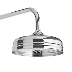 Hudson Reed Topaz Black Triple Thermostatic Shower Valve With Rigid Riser Kit + Bath Spout -Shower Baths Discount btsvt103d1