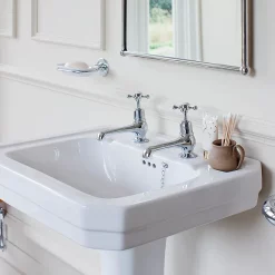 Urlington Bathroom Burlington Victorian Medium Basin And Pedestal