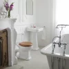 Urlington Bathroom Burlington Edwardian Medium Basin & Pedestal -Shower Baths Discount burb4p1 d1