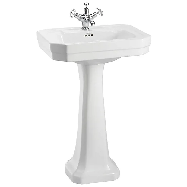 Urlington Bathroom Burlington Victorian Medium Basin And Pedestal 4 Urlington Bathroom Burlington Victorian Medium Basin And Pedestal - Image 2