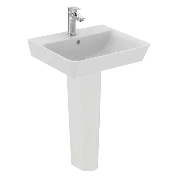 Ideal Standard Connect Air Cube 1TH Basin + Pedestal 3 Ideal Standard Connect Air Cube 1TH Basin + Pedestal