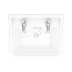 Nuie Carlton 1 Tap Hole Traditional Basin + Pedestal