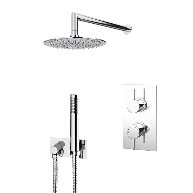 Cruze Bathroom Cruze Shower Pack (inc. 200mm Wall Mounted Head, Wall Outlet Elbow + Shower Handset) 4 Cruze Bathroom Cruze Shower Pack (inc. 200mm Wall Mounted Head, Wall Outlet Elbow + Shower Handset) - Image 2