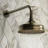 Chatsworth 1928 Antique Brass Traditional Shower With Concealed Valve, 8" Head + Handset -Shower Baths Discount ch63vabpk1d6