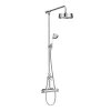 Chatsworth Traditional Crosshead Top Outlet Thermostatic Bar Shower Valve Inc. Rigid Riser Kit -Shower Baths Discount chxbvrr n d2