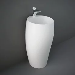RAK Ceramic RAK Cloud 50cm 1TH Free Standing Basin - Matt White