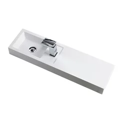 Valencia 800mm Wall Hung Polymarble Basin With Integrated Shelf 7 Valencia 800mm Wall Hung Polymarble Basin With Integrated Shelf -Shower Baths Discount cplus01d1