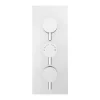 Cruze Bathroom Cruze Round Triple Thermostatic Valve With Round Shower Head + Handset -Shower Baths Discount crttvrsh n d3
