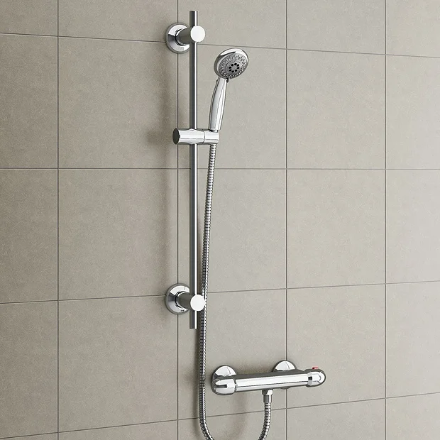 Victorian Plumbing Juno Bar Shower Package With Valve + Slider Rail Kit 5 Victorian Plumbing Juno Bar Shower Package With Valve + Slider Rail Kit - Image 3