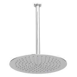 Cruze Bathroom Cruze Twin Concealed Shower Valve Inc. Ultra Thin Head + Vertical Arm -Shower Baths Discount cruzetwinconcealedshowervalveincultrathinheadwithverticalarmd2