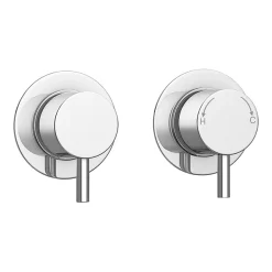 Cruze Bathroom Cruze Round Concealed Individual Stop Tap + Thermostatic Control Valve With 300mm Shower Head 10 Cruze Bathroom Cruze Round Concealed Individual Stop Tap + Thermostatic Control Valve With 300mm Shower Head -Shower Baths Discount crzisvpk1 nd2