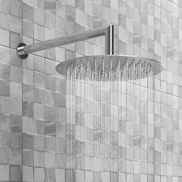 Cruze Bathroom Cruze Round Concealed Individual Stop Tap + Thermostatic Control Valve With 300mm Shower Head 3 Cruze Bathroom Cruze Round Concealed Individual Stop Tap + Thermostatic Control Valve With 300mm Shower Head