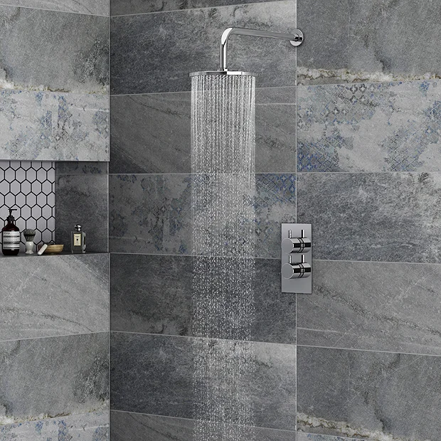 Cruze Bathroom Cruze Concealed Modern Shower Package With Valve + Fixed Round Head 8 Cruze Bathroom Cruze Concealed Modern Shower Package With Valve + Fixed Round Head - Image 6