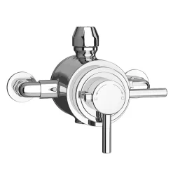 Victorian Plumbing Orion Modern Twin Exposed Thermostatic Shower Valve + Rigid Riser 7 Victorian Plumbing Orion Modern Twin Exposed Thermostatic Shower Valve + Rigid Riser -Shower Baths Discount csv04rrd1
