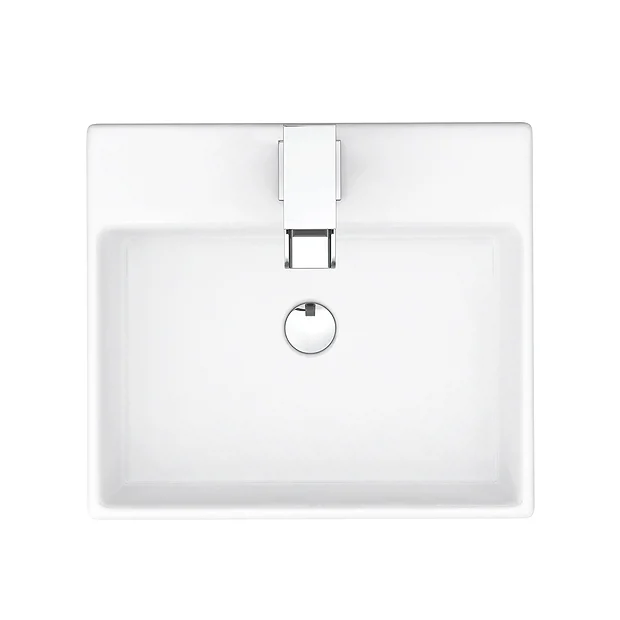 Victorian Plumbing Cubetto Wall Hung Basin With Tap Package - 1 Tap Hole 7 Victorian Plumbing Cubetto Wall Hung Basin With Tap Package - 1 Tap Hole - Image 5