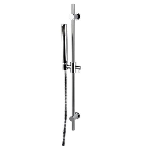 Cruze Bathroom Cruze Chrome Round Bar Shower Valve Inc. Slide Rail Kit With Pencil Handset 7 Cruze Bathroom Cruze Chrome Round Bar Shower Valve Inc. Slide Rail Kit With Pencil Handset - Image 5