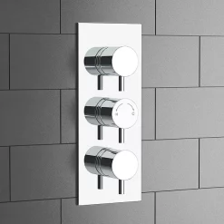 Cruze Bathroom Cruze Shower Package (Rainfall Wall Mounted Head, Handset + Freeflow Bath Filler)
