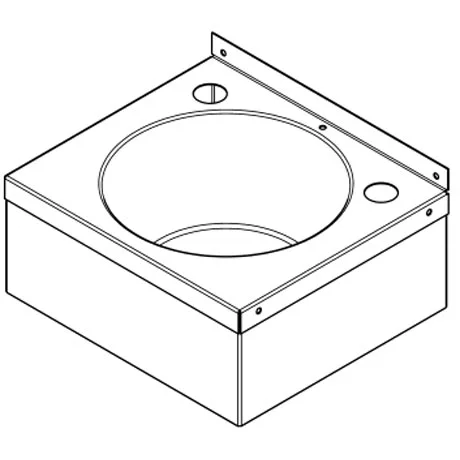 Franke Model A D20161N Stainless Steel Washbasin With Apron Support & Waste Kit 3 Franke Model A D20161N Stainless Steel Washbasin With Apron Support & Waste Kit