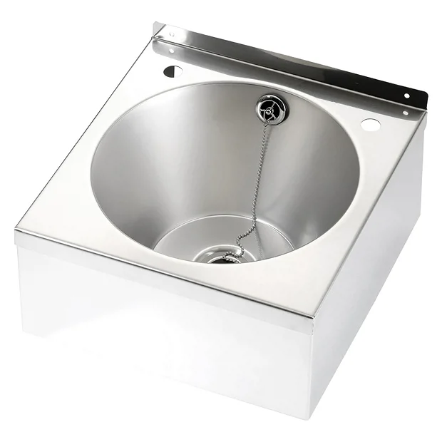 Franke Model B D20162N Stainless Steel Washbasin With Apron Support, Waste & Overflow Kit 4 Franke Model B D20162N Stainless Steel Washbasin With Apron Support, Waste & Overflow Kit - Image 2