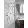 Crosswater Dial Kai Lever 1 Control Shower Valve With Pier Shower Kit -Shower Baths Discount dialkai18 d1