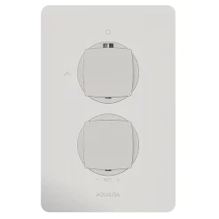 Aqualisa Dream Square Thermostatic Mixer Shower With Adjustable Head -Shower Baths Discount drmdcv1.ad .sqr d2