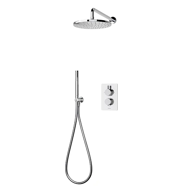 Aqualisa Dream Round Thermostatic Mixer Shower With Hand Shower And Wall Fixed Head 4 Aqualisa Dream Round Thermostatic Mixer Shower With Hand Shower And Wall Fixed Head - Image 2