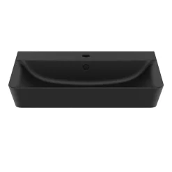 Ideal Standard Connect Air Cube Silk Black 600mm Wall Mounted / Vanity Basin 11 Ideal Standard Connect Air Cube Silk Black 600mm Wall Mounted / Vanity Basin -Shower Baths Discount e0298v3.ai2