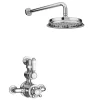 Chatsworth 1928 Twin Exposed Thermostatic Shower Pack (inc. Valve, Elbow + Fixed Shower Head) -Shower Baths Discount egly24vpk1 d6