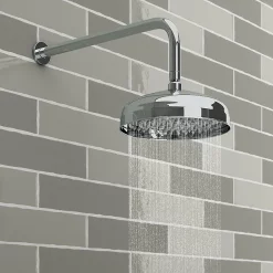 Trafalgar Triple Exposed Thermostatic Shower (inc. Valve, Elbow, Handset + Fixed Shower Head)