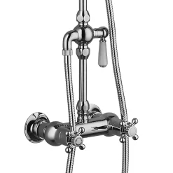 Chatsworth Thermostatic Shower With Diverter, Rigid Riser & Fixed Head -Shower Baths Discount egtck10 d3