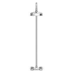 Chatsworth Thermostatic Shower Bar Valve With Rigid Riser & Fixed Head -Shower Baths Discount egtck11 d3