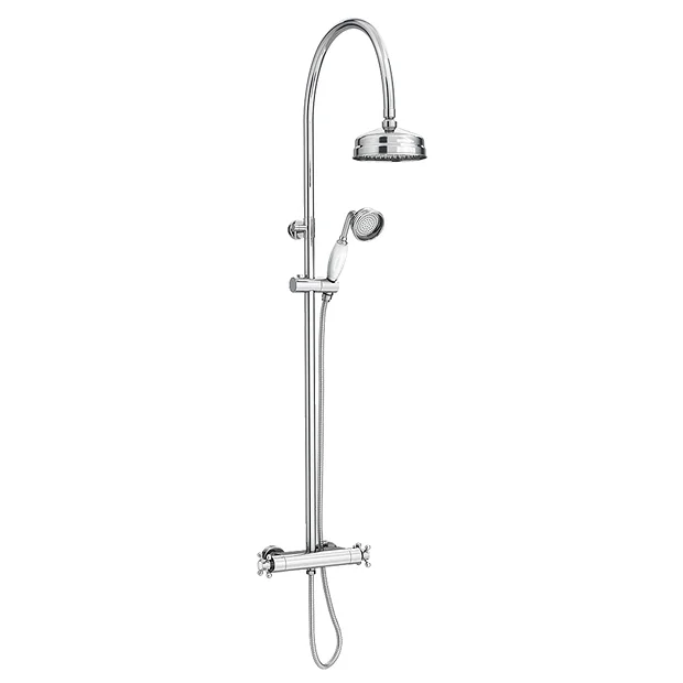 Chatsworth Traditional Thermostatic Shower - Chrome 3 Chatsworth Traditional Thermostatic Shower - Chrome