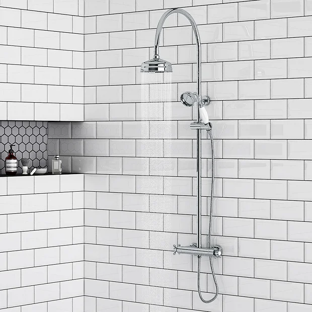 Chatsworth Traditional Thermostatic Shower - Chrome 4 Chatsworth Traditional Thermostatic Shower - Chrome - Image 2