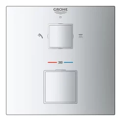 Grohe Grohtherm Cube SmartConnect Head & Handset Shower Set -Shower Baths Discount gbtcubehs d2