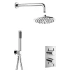 Crosswater MPRO Chrome 2 Outlet 2-Handle Shower Bundle 2 Crosswater MPRO Chrome 2 Outlet 2-Handle Shower Bundle -Shower Baths Discount gtlpro1510c l