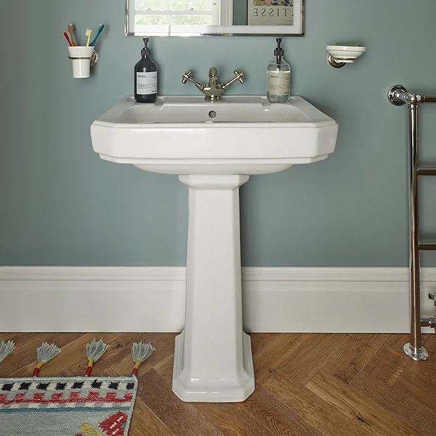 Heritage Bathroom Heritage Hatton 630mm Basin + Full Pedestal 4 Heritage Bathroom Heritage Hatton 630mm Basin + Full Pedestal - Image 2