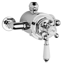 Hudson Reed Traditional Dual Exposed Thermostatic Shower Valve + Rigid Riser Kit -Shower Baths Discount hudsonreedtraditionaldualexposedthermostaticshowervalveincrigidriserkitd1