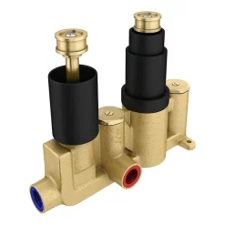 Arezzo Matt Black Industrial Style Shower System With Concealed Valve + Head -Shower Baths Discount is2mbpkd3