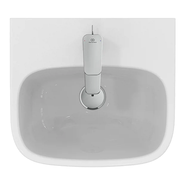 Ideal Standard I.Life A 400mm 1TH Handrinse Basin + Full Pedestal 5 Ideal Standard I.Life A 400mm 1TH Handrinse Basin + Full Pedestal - Image 3