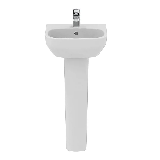Ideal Standard I.Life A 400mm 1TH Handrinse Basin + Full Pedestal 7 Ideal Standard I.Life A 400mm 1TH Handrinse Basin + Full Pedestal - Image 5