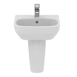 Ideal Standard I.Life A 400mm 1TH Handrinse Basin + Semi Pedestal -Shower Baths Discount isila40sp d3