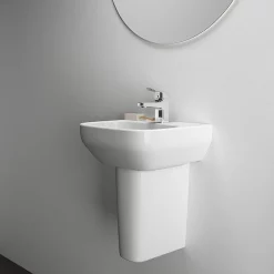 Ideal Standard I.Life A 400mm 1TH Handrinse Basin + Semi Pedestal