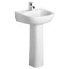 Ideal Standard Jasper Morrison 50cm 1TH Basin & Pedestal 1 Ideal Standard Jasper Morrison 50cm 1TH Basin & Pedestal -Shower Baths Discount jas50f l