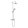 Crosswater - Fusion Multifunction Thermostatic Shower Valve With Fixed Head And Shower Kit 1 Crosswater - Fusion Multifunction Thermostatic Shower Valve With Fixed Head And Shower Kit -Shower Baths Discount mb500rm l