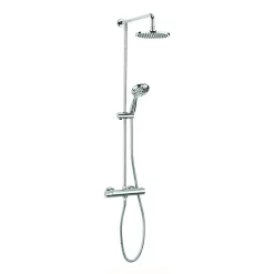 Crosswater - Fusion Multifunction Thermostatic Shower Valve With Fixed Head And Shower Kit