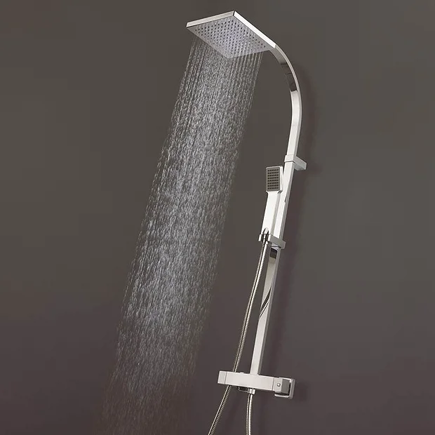 Crosswater - Planet Multifunction Thermostatic Shower Valve With Fixed Head And Shower Kit 3 Crosswater - Planet Multifunction Thermostatic Shower Valve With Fixed Head And Shower Kit