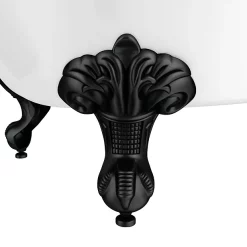 Victorian Plumbing Appleby 1550 Roll Top Shower Bath With Matt Black Grid Screen + Leg Set 10 Victorian Plumbing Appleby 1550 Roll Top Shower Bath With Matt Black Grid Screen + Leg Set -Shower Baths Discount mbap15bs d1