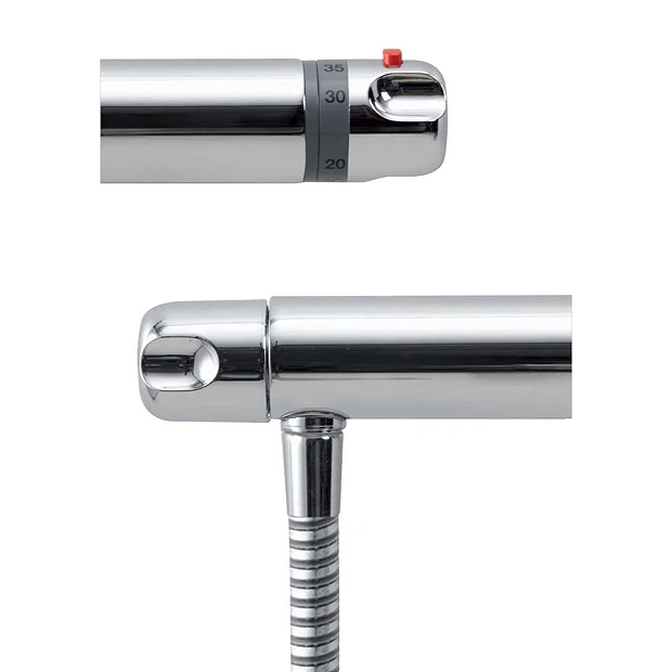 Aqualisa - Midas 100 Exposed Thermostatic Bar Valve With Slide Rail Kit 5 Aqualisa - Midas 100 Exposed Thermostatic Bar Valve With Slide Rail Kit - Image 3