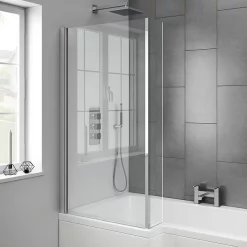 Milan Bathroom Milan Square Shower Bath - 1700mm Inc. Screen + MDF Panel 11 Milan Bathroom Milan Square Shower Bath - 1700mm Inc. Screen + MDF Panel -Shower Baths Discount milansquareshowerbath1700mmincscreenmdfpaneld4